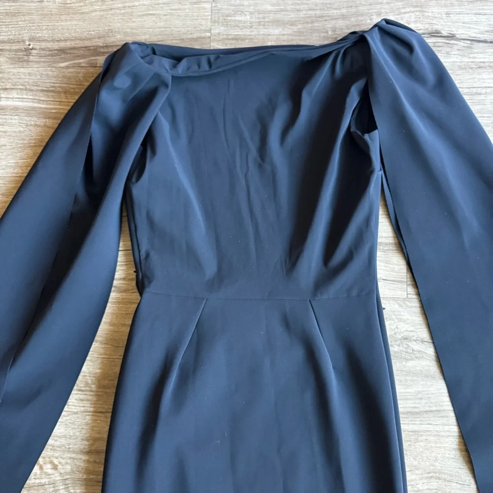 Chiara Boni La Petite Robe Romane Floral Knee-Length Cape Dress size 4 - Picture 10 of 12